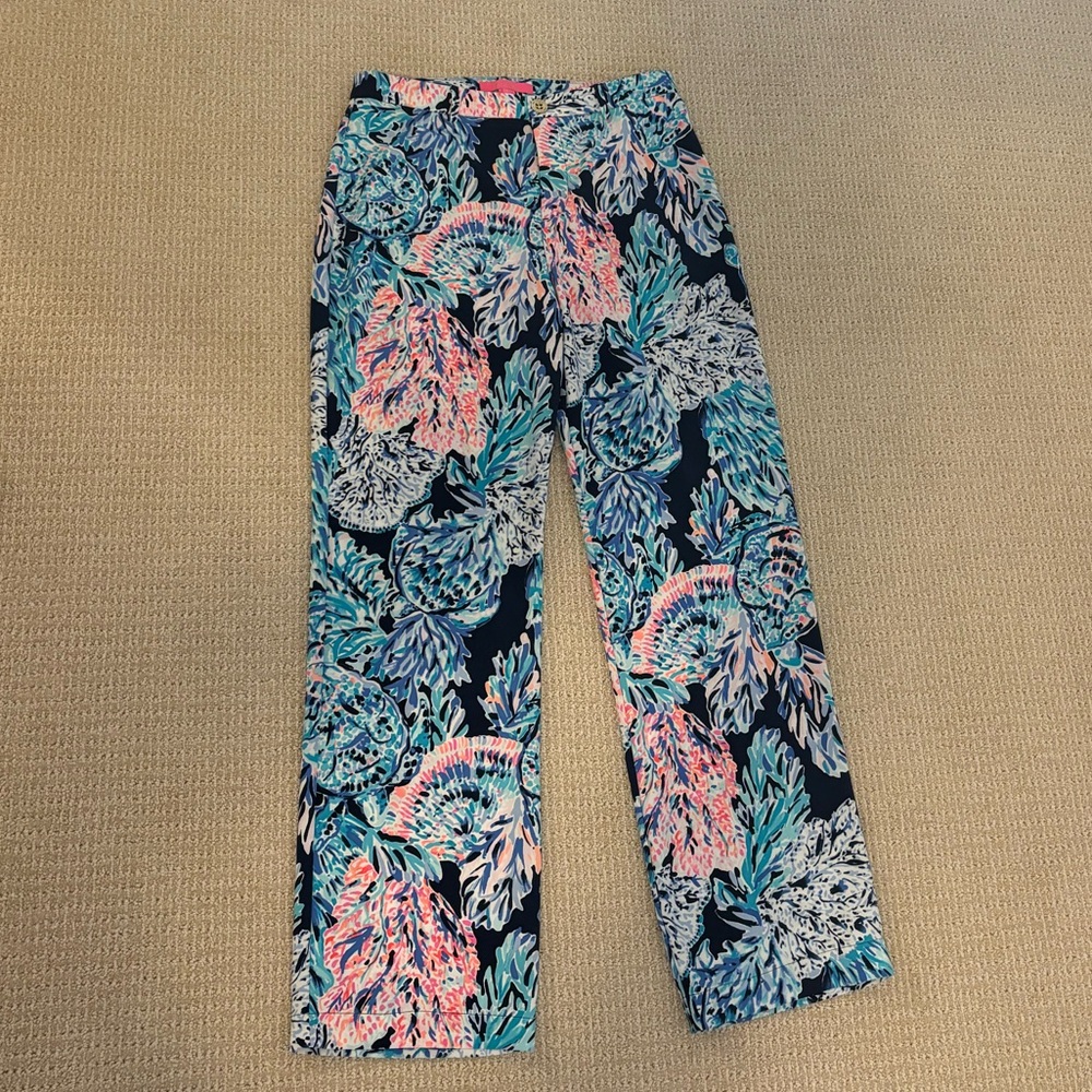 Lily Pulitzer Wide Leg Patterned Pants